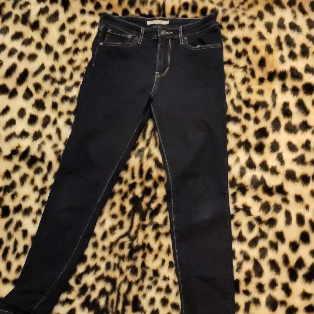 Levi Strauss Dark Wash Women's High Rise Skinny Jeans 721
